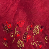 Organza gold embroidered saree