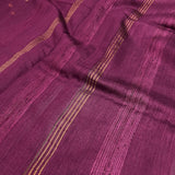 Dipta -plum and gold handwoven silk saree