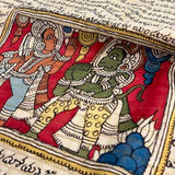 Kalpataru ramayana handpainted kanchipuram silk saree