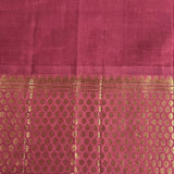 Nidhi fawn mauve applique kanchipuram silk saree