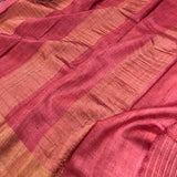 Maya maroon buttercup tussar printed saree