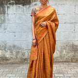 Tuhina organza kutchwork saree