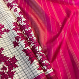 Mila maple leaf kanchi silk saree