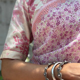 Jwala pink tussar blouse