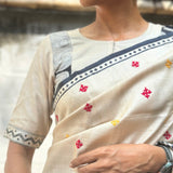 Jwala beige tussar blouse