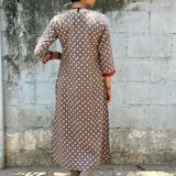 Zephyr Mocha cotton kurta