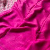 Pink little flowers chiffon saree