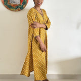 Zephyr mustard kurta