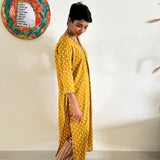 Zephyr mustard kurta