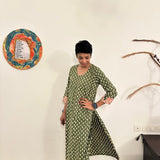 Zephyr green kurta