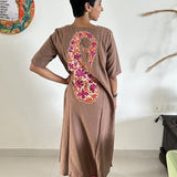 Zephyr brown kurta set