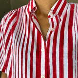 Zephyr red white shirt