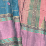 Kimaya temple border silk saree