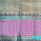 Kimaya temple border silk saree