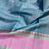 Kimaya temple border silk saree