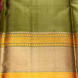 Kimaya  checked butti silk saree