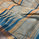 Kimaya  checked butti silk saree