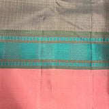 Kimaya pastel green silk saree