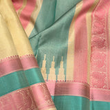 Kimaya off white silk saree