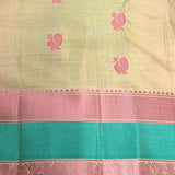 Kimaya off white silk saree