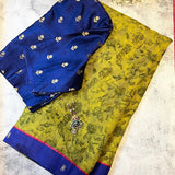 Aahana chartreuse kota saree