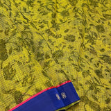 Aahana chartreuse kota saree