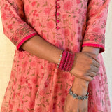 Kota kalidar kurta pink