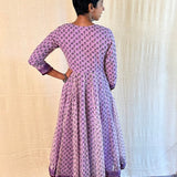 Kota kalidar kurta lilac