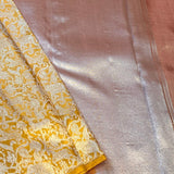 Yellow tissue vanasingaram silk saree