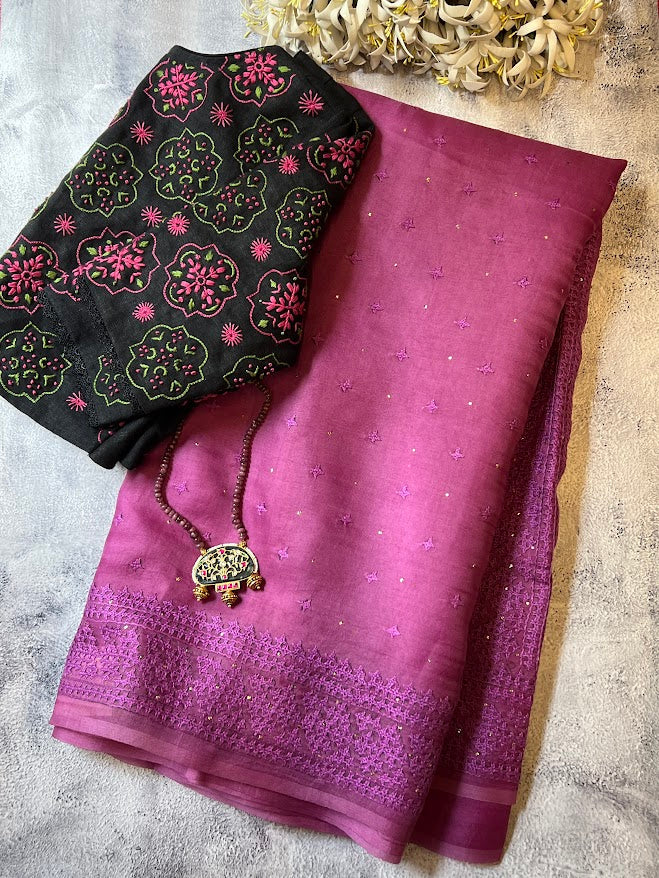 Tuhina Kutch Organza saree