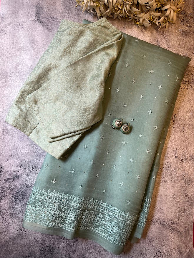 Tuhina Kutch Organza saree