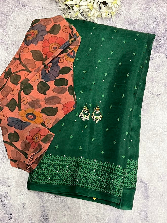 Tuhina Kutch Organza saree