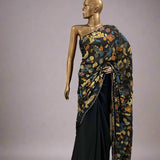 Chiffon kalamkari saree