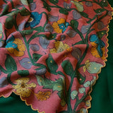 Chiffon kalamkari saree