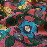 Chiffon kalamkari saree