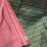 Charita dusty pink kanchi silk saree