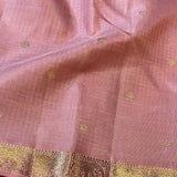 Charita dusty pink kanchipuram silk saree