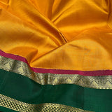 Mohana twin border kanchipuram silk saree