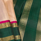 Mohana twin border kanchipuram silk saree