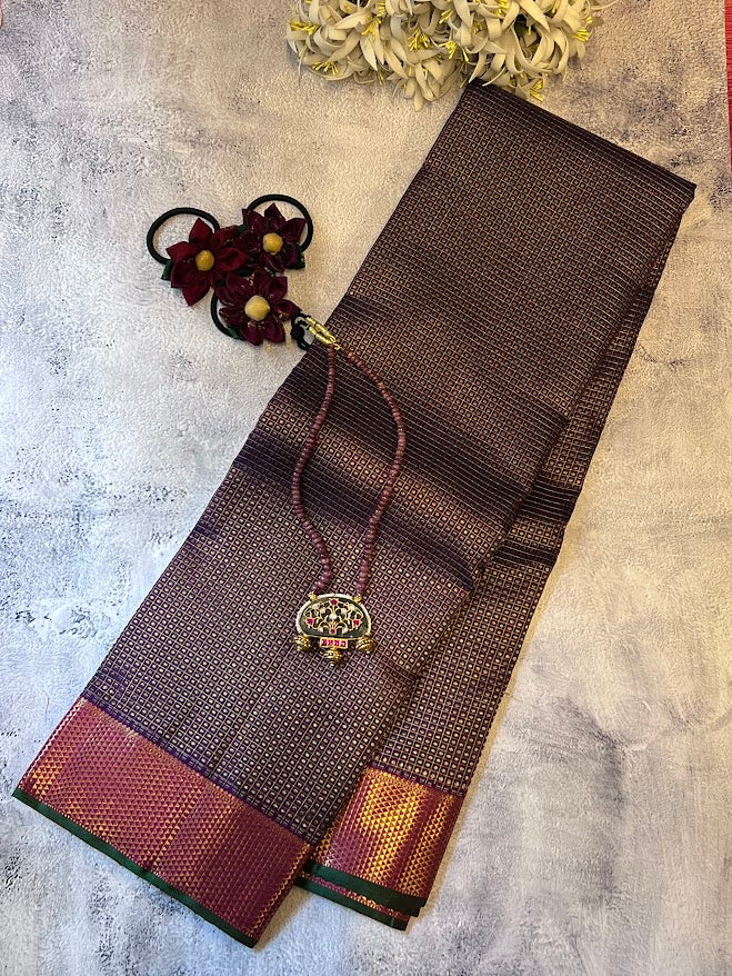 Sumangala brocade kanchipuram silk saree