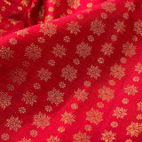 Floral kanchi silk fabric