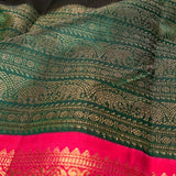 Haathee kanchipuram silk fabric