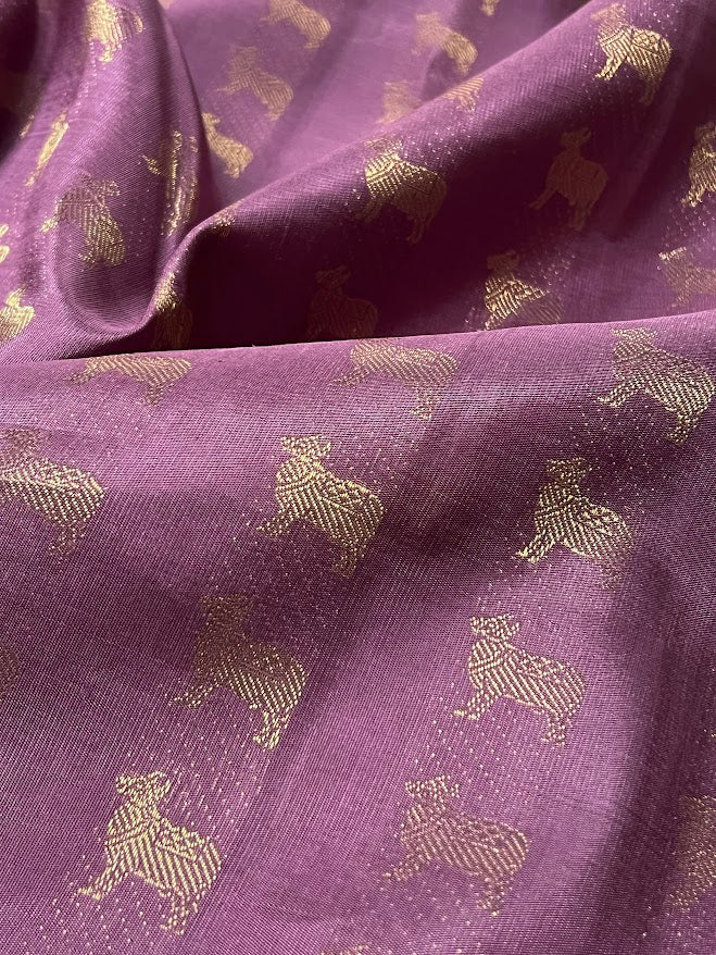 Kamadhenu kanchi silk fabric