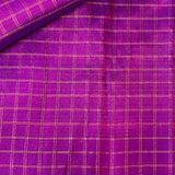 Muthu kattam kanchi silk fabric