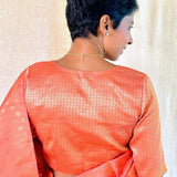 Brocade silk blouse