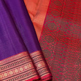 Kimaya plain silk saree