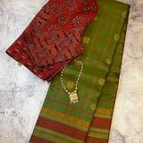 Kimaya checked silk saree