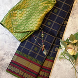 Kimaya checked silk saree