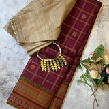 Kimaya checked silk saree