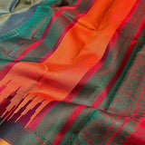 Kimaya lines silk saree green